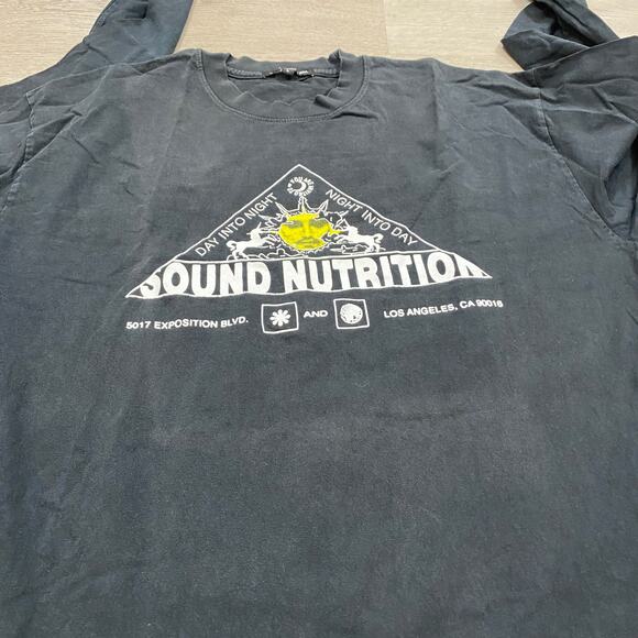 Rare Total Luxury Spa Sound Nutrition Long Sleeve Shirt Men's L Streetwear - Picture 7 of 10